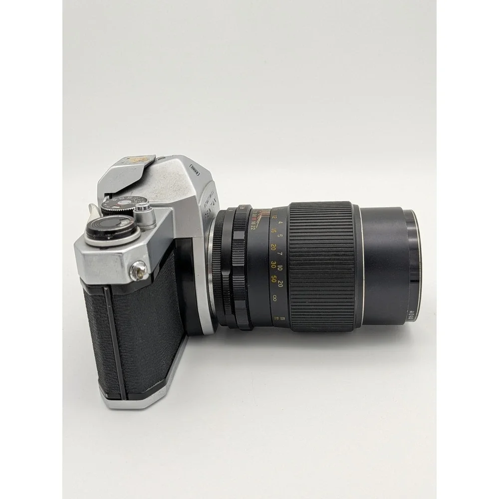 Vintage Asahi Pentax SP1000 35mm SLR Film Camera‎ w/ Auto Tele-Lentar 135mm Lens